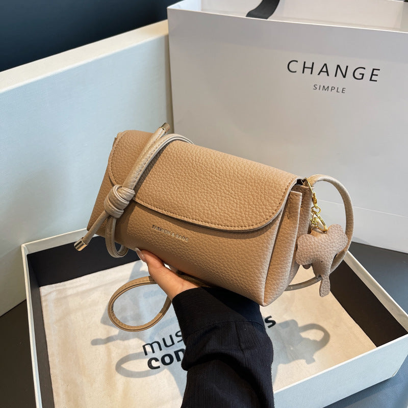 Soft Leather Small Shoulder Bag High Texture Niche Women