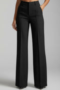 Women's Solid Color Suit Pants Wide-leg Trousers