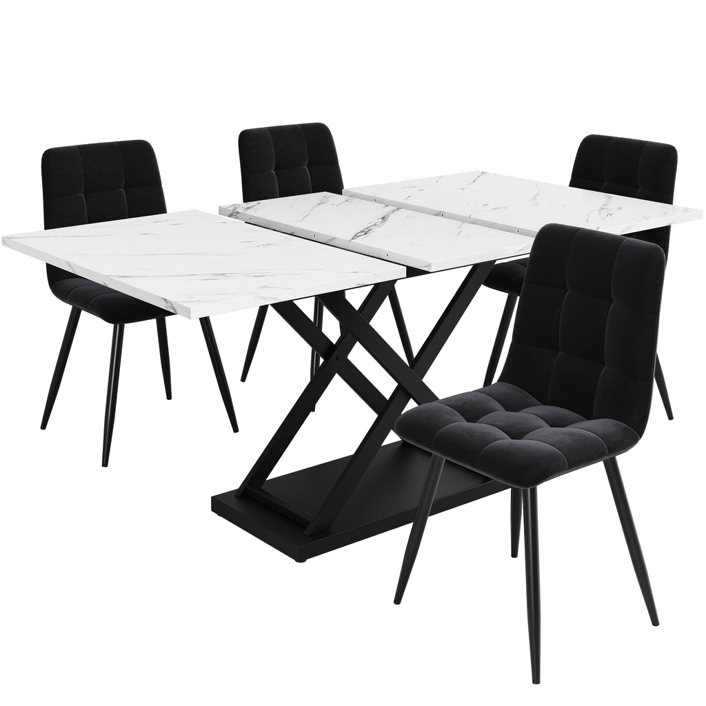 Dining Table With 4 Dining Chairs
