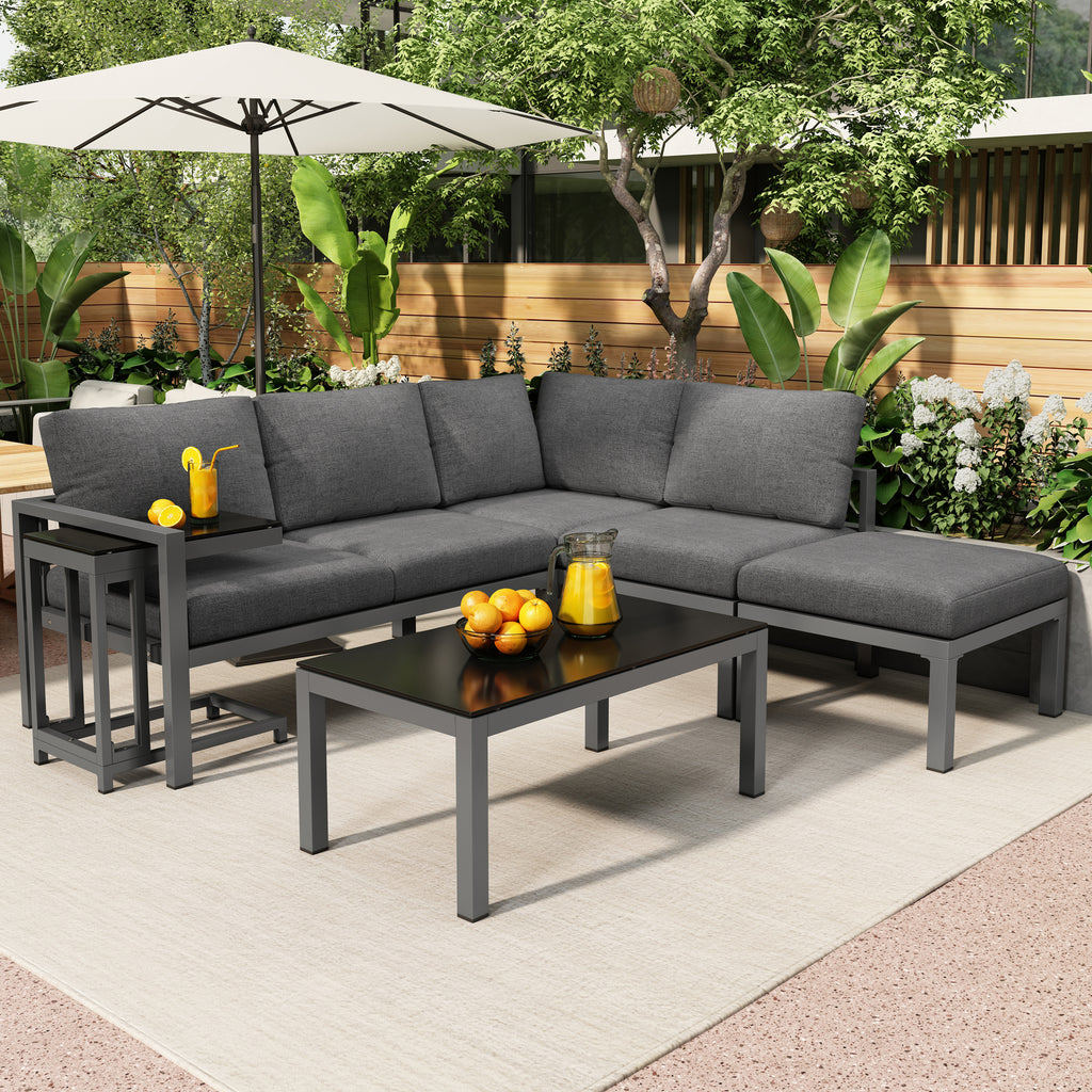 Outdoor Garden Terrace Lounge Sofa Set