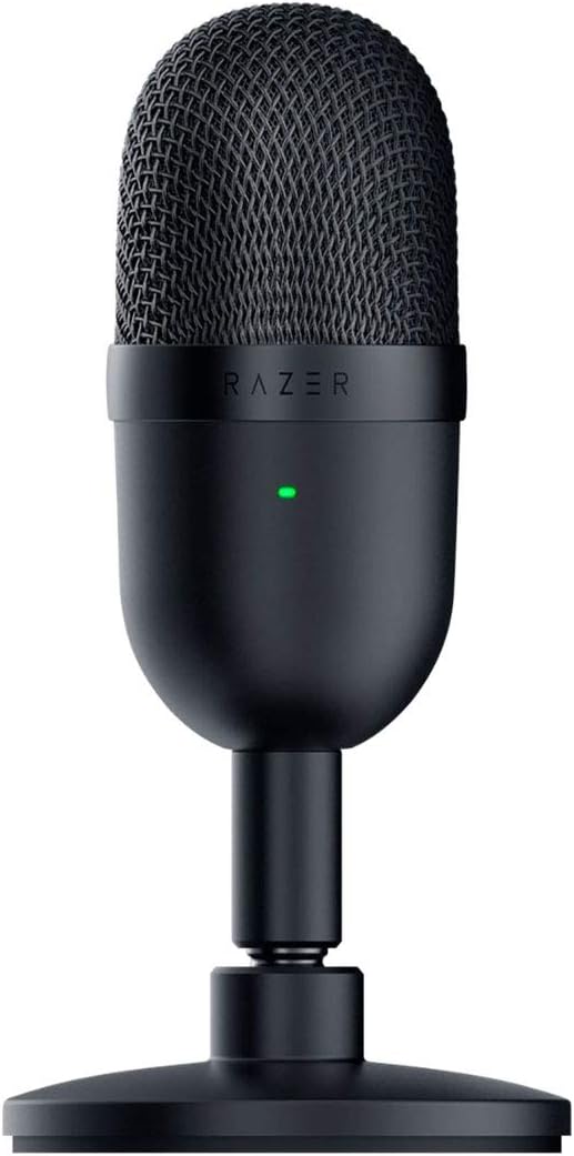 Seiren Mini USB Condenser Microphone - Premium Audio for Streaming & Gaming, Supercardioid Pickup, Adjustable Stand & Shock Resistance, Classic Black