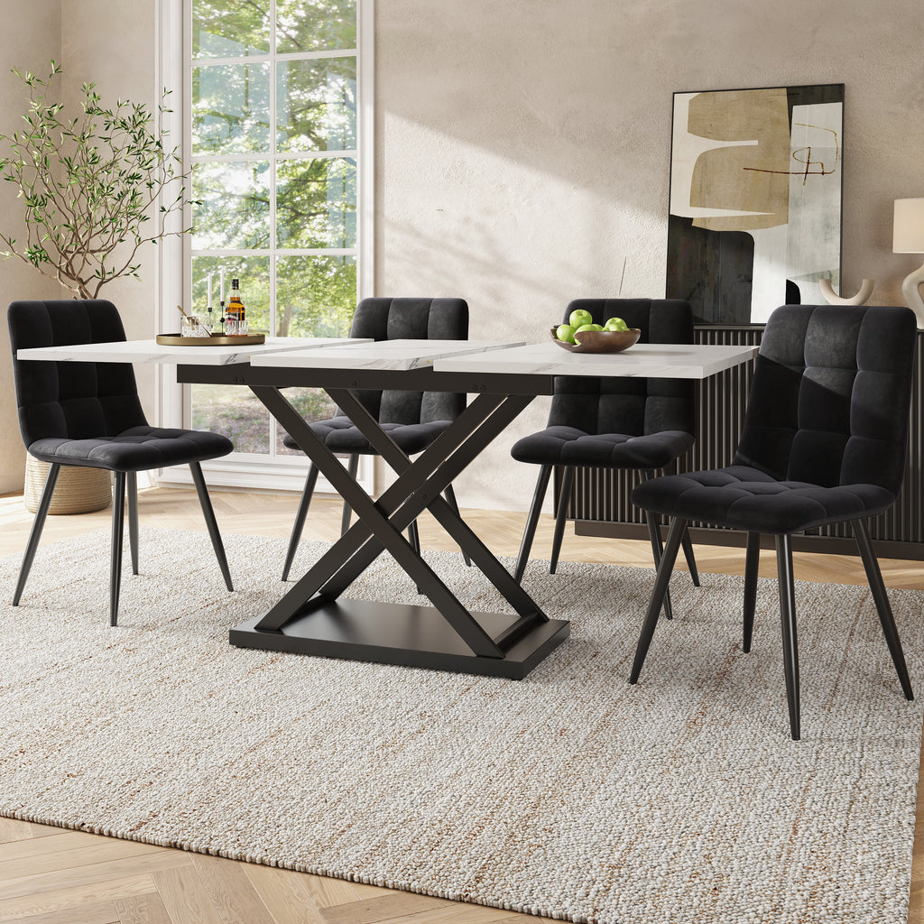 Dining Table With 4 Dining Chairs