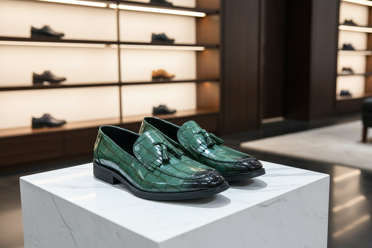 Casual Slip-on Pointed British Style Small Leather Shoes