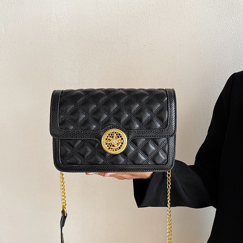 Süße und elegante Diamantketten-Umhängetasche für Damen