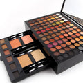 180 Farben Lidschatten Rouge Set Personalisierte Klavierförmige Make-up-Palette Box