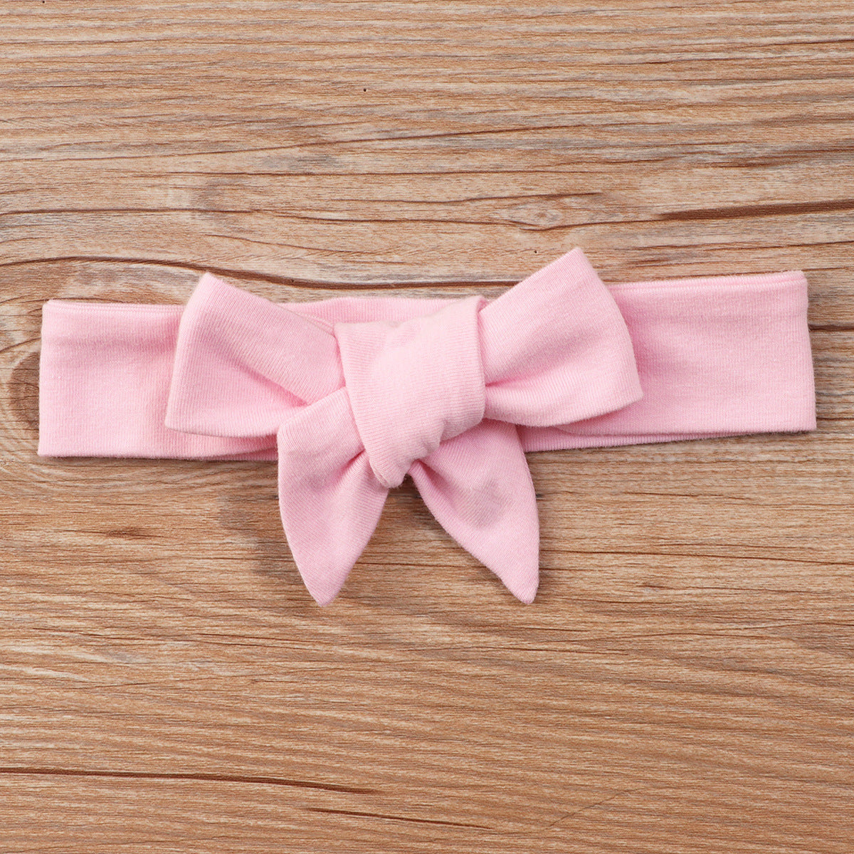 Mädchen Langarm Rüschen Overall mit Print Stirnband Zweiteiliges Set