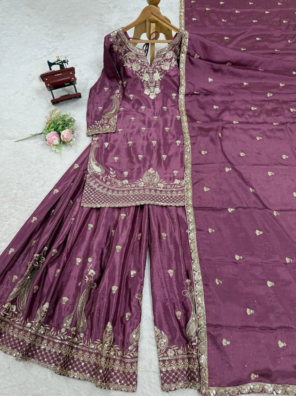 Traditional Indian Sharara Set for Women