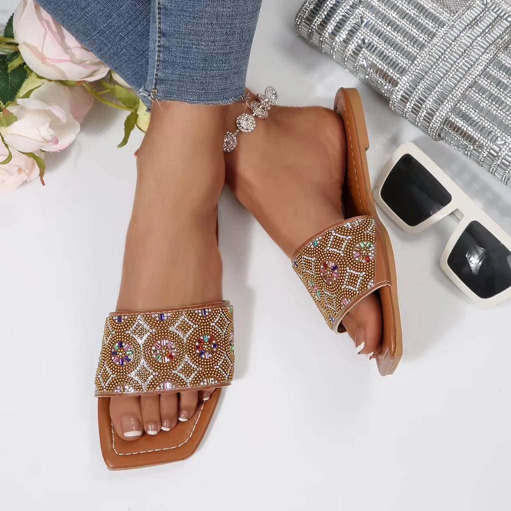 Summer New Women's Flat Slippers