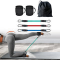 High Quality Latex Ankle Resistance Bands Set with Cuffs