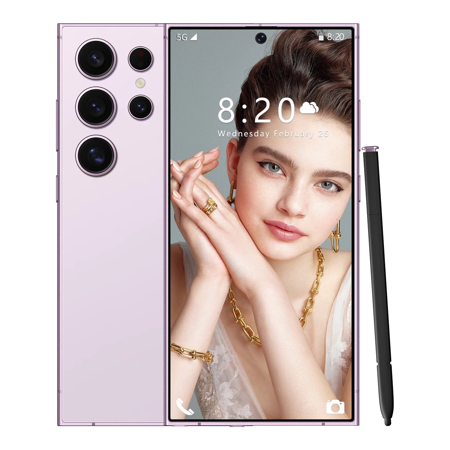 S25 Ultra 5G LTE Smartphone 7.3 Inch HD 120Hz 16GB+1TB