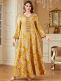 4336 Muslim Evening Dress Arab Dubai, Women Dresses