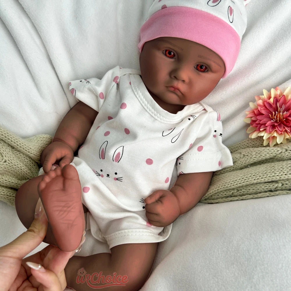 Realistic Full Silicone Body Movie-Grade Open Mouth Reborn Baby