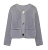Autumn and Winter Knitted Sweater Jacket