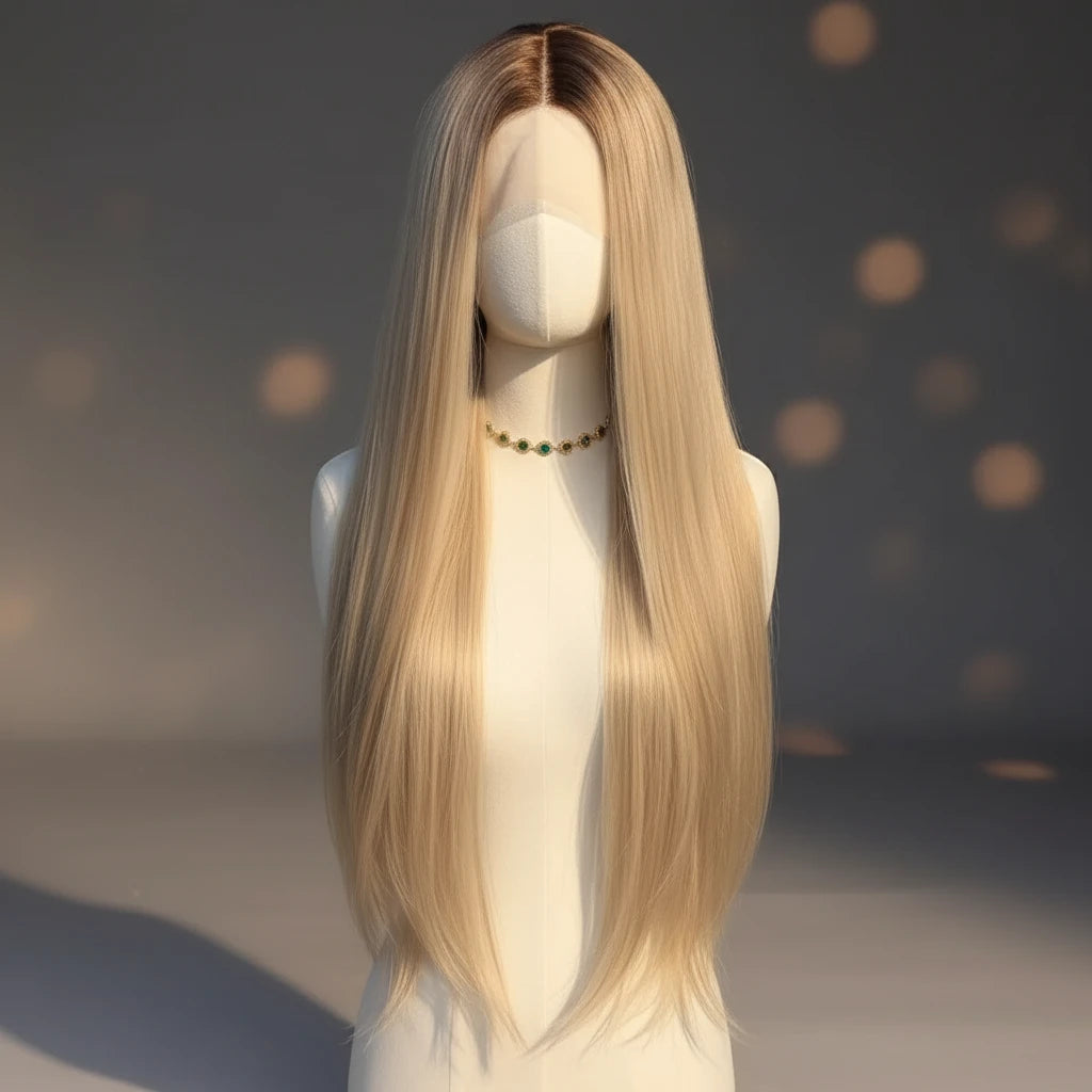 European American Fashion T-shaped Lace wigs