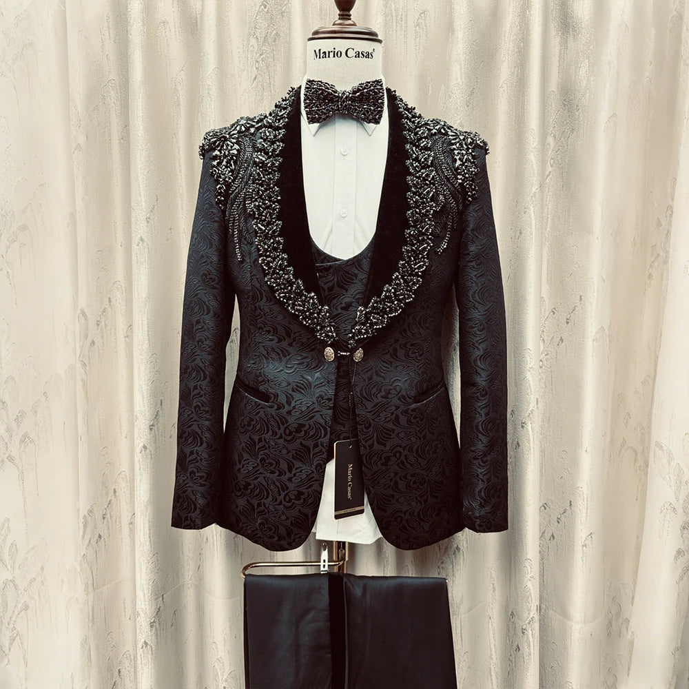 3 Piece suit for Wedding Luxury Business Wear