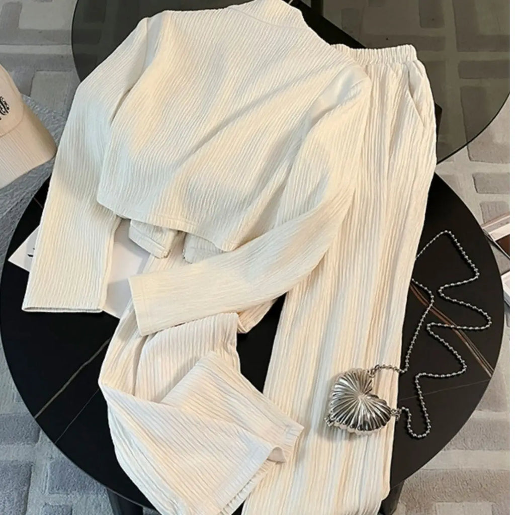 Chiffon Women's Casual Two-Piece Set