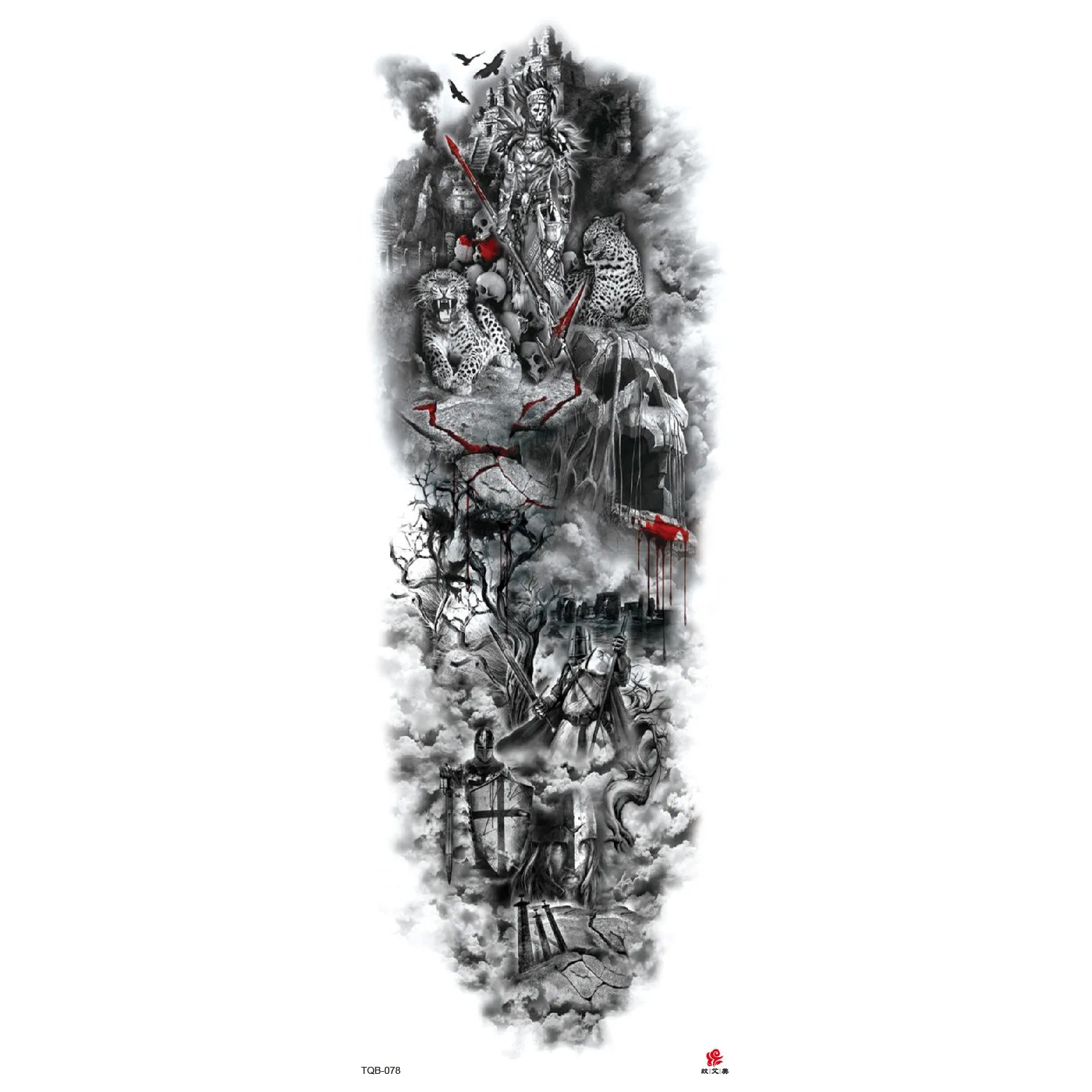 Wholesale& Custom Full Arm Temporary Sleeve Tattoos