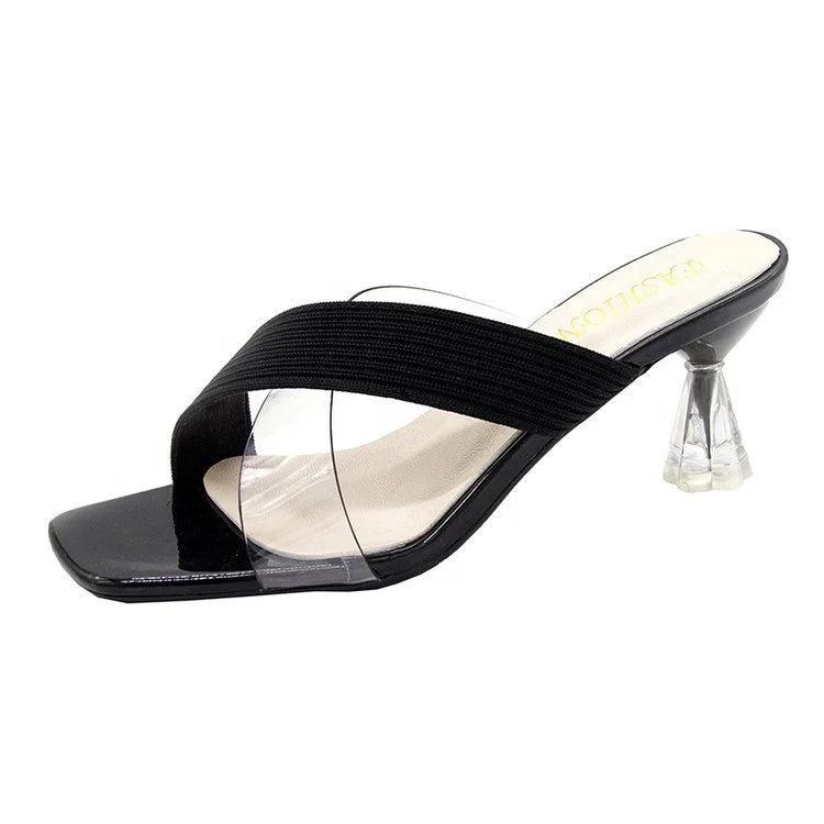 Summer New Kitten Heel High Heel Sandals