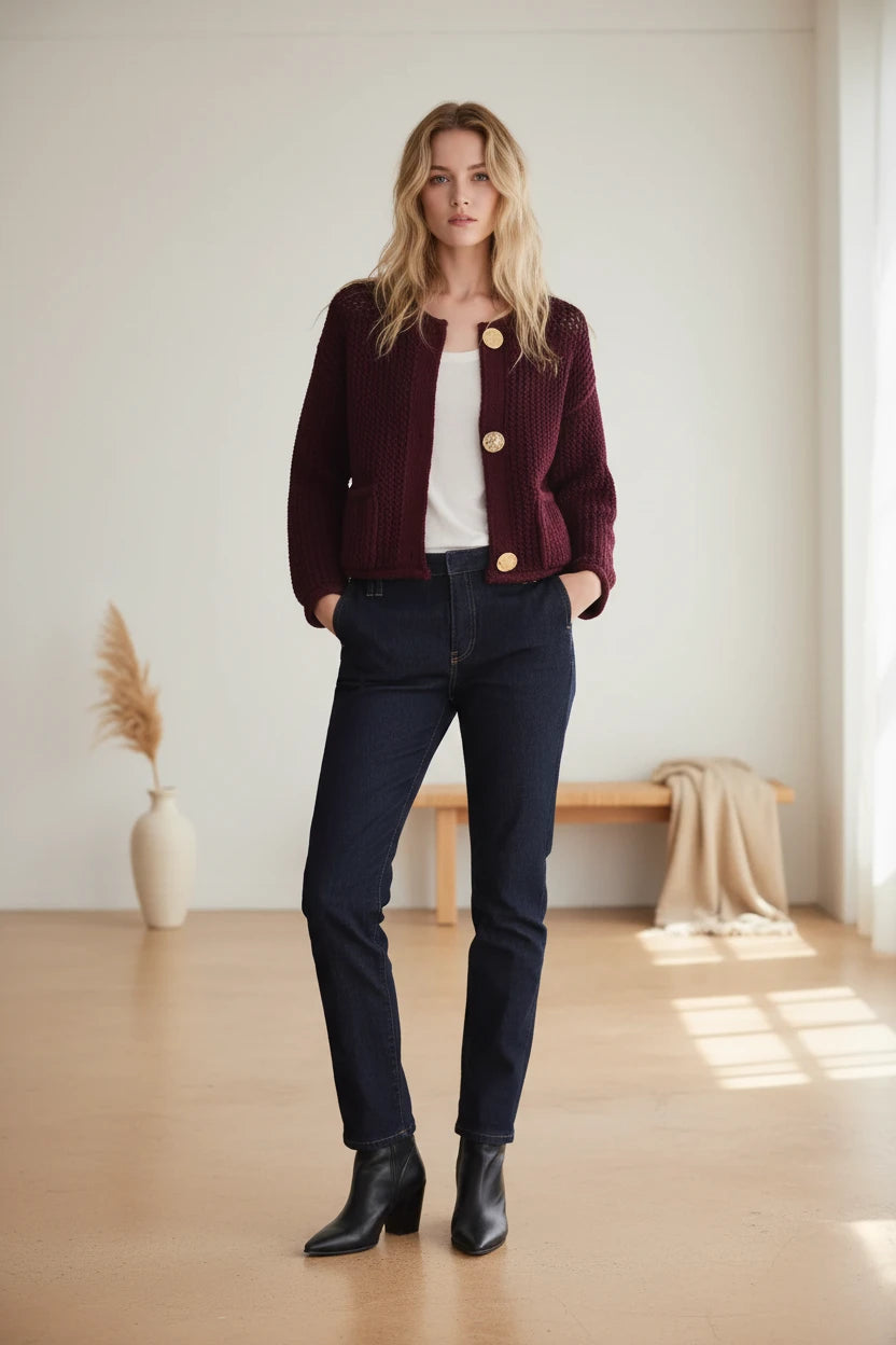 Autumn and Winter Knitted Sweater Jacket