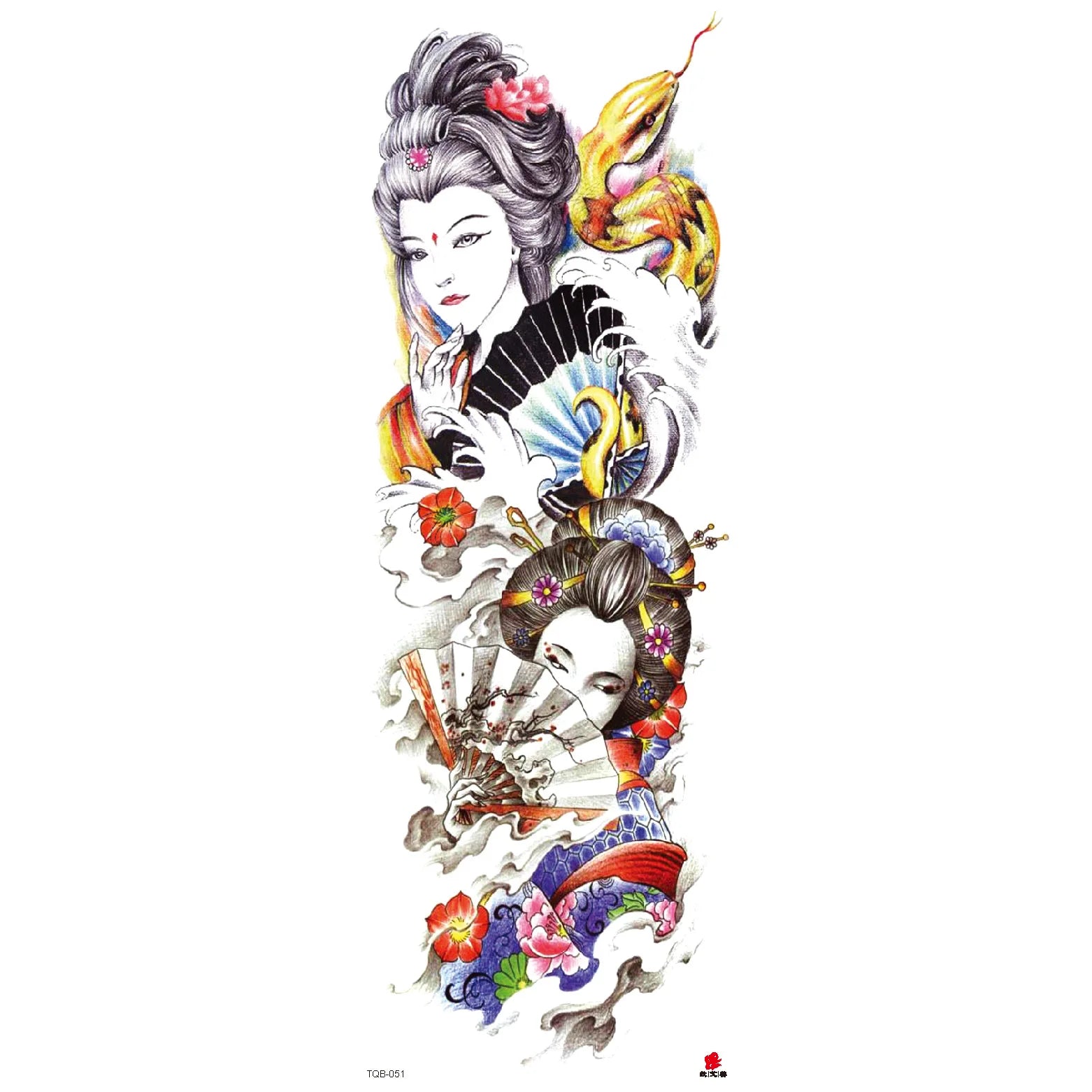 Wholesale& Custom Full Arm Temporary Sleeve Tattoos
