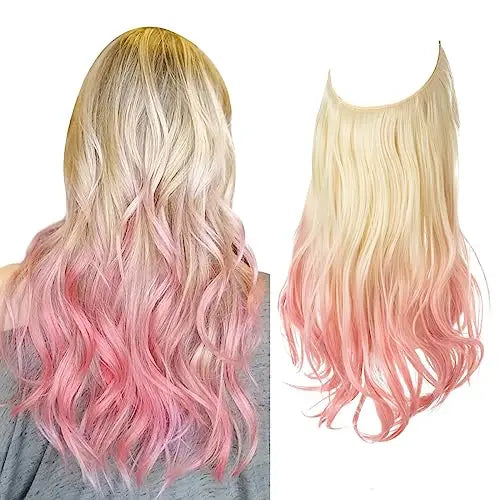 Blonde Wavy Curly Long Malaysian style wigs