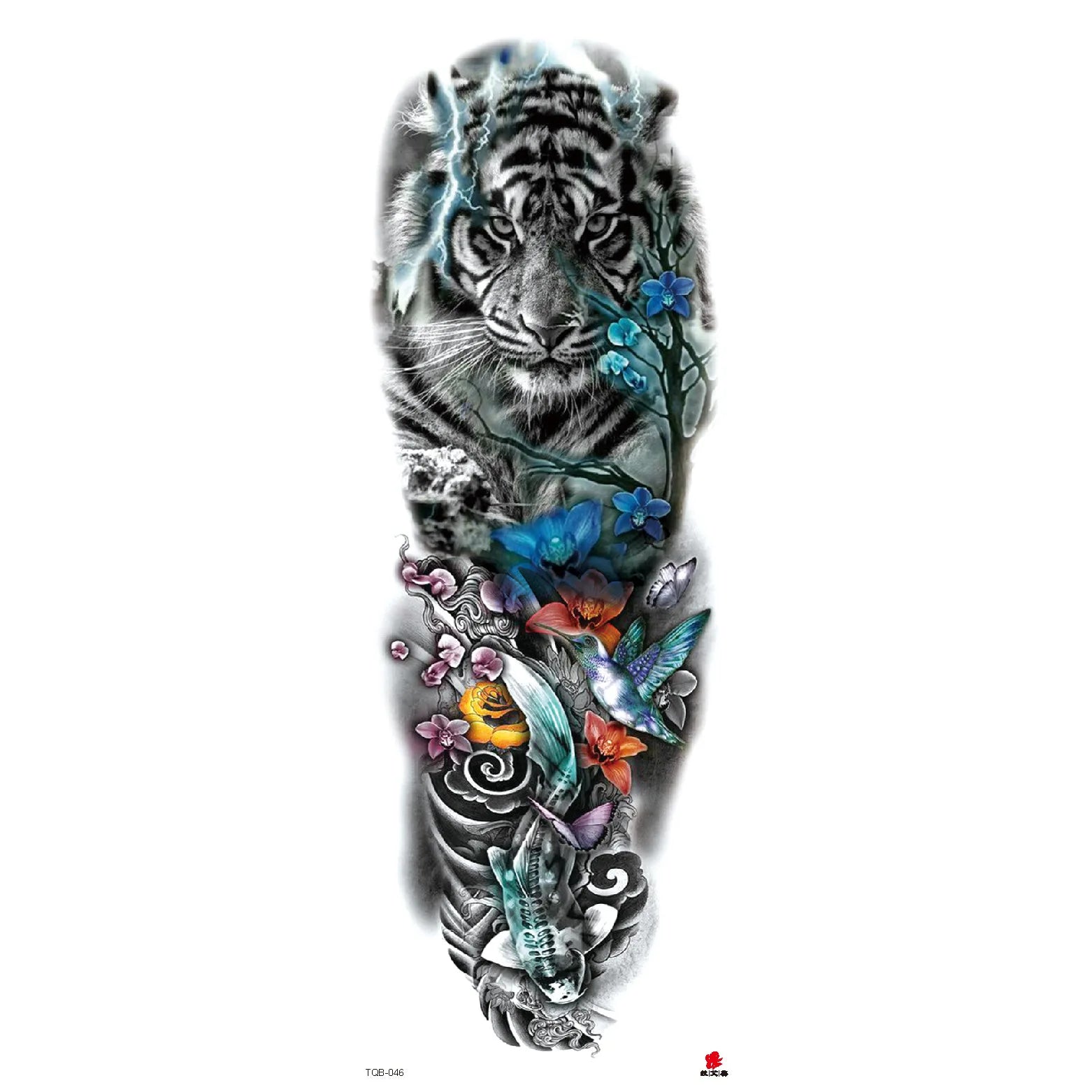 Wholesale& Custom Full Arm Temporary Sleeve Tattoos