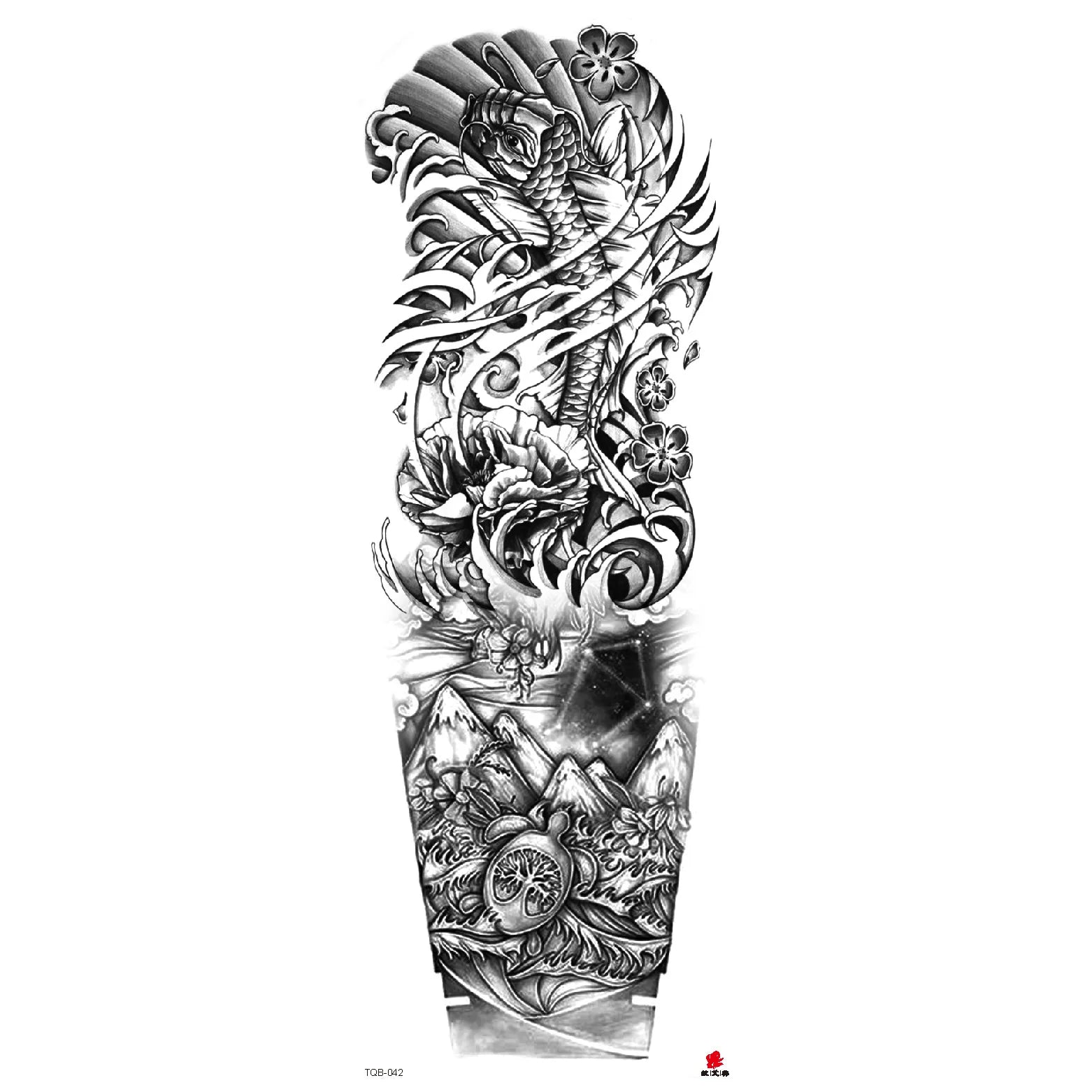 Wholesale& Custom Full Arm Temporary Sleeve Tattoos