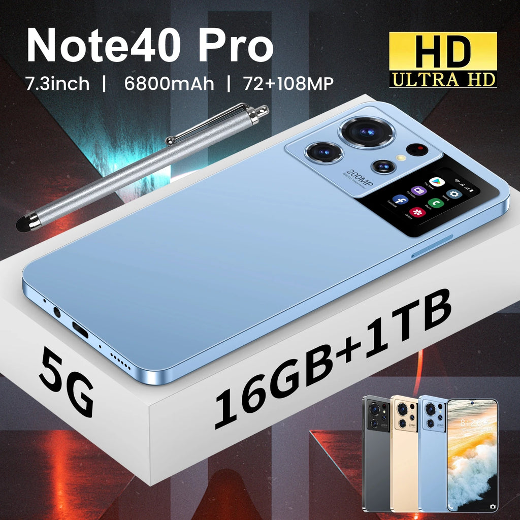 Note40pro mobil 5G folding original mobile phone LCD