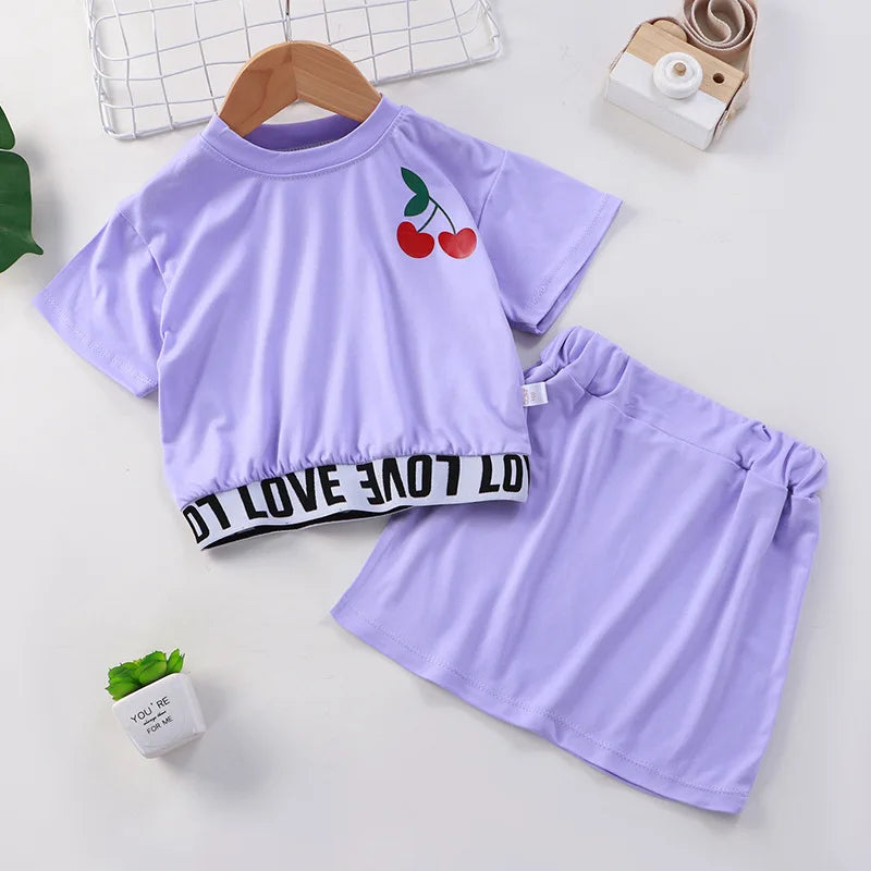 2 Pcs Suit Children Clothes Outfit