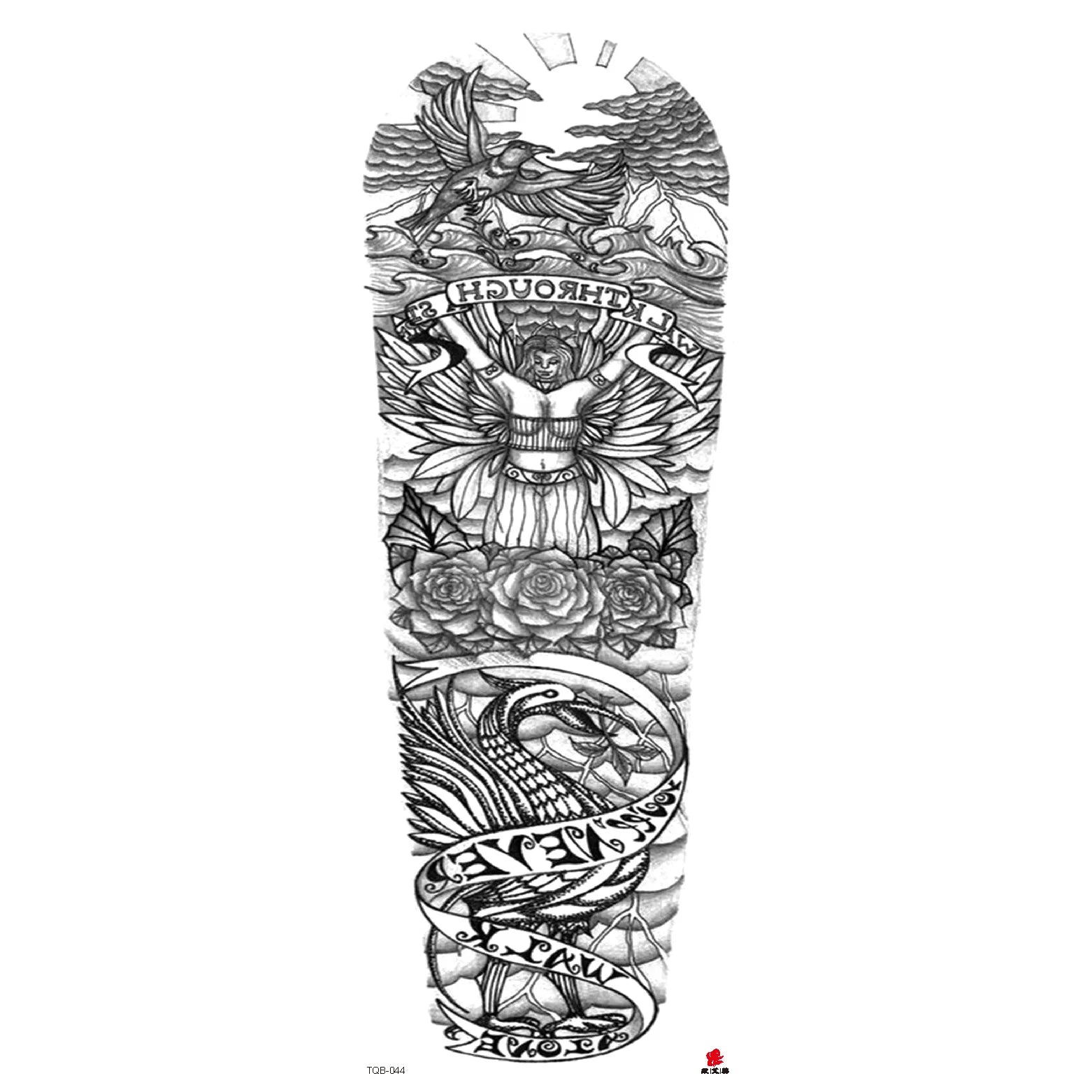 Wholesale& Custom Full Arm Temporary Sleeve Tattoos