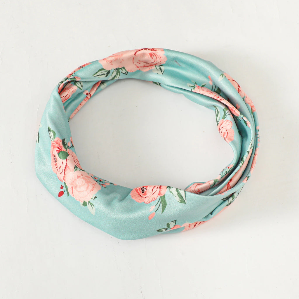 Girls Floral Ruffle Pants Headband Outfit