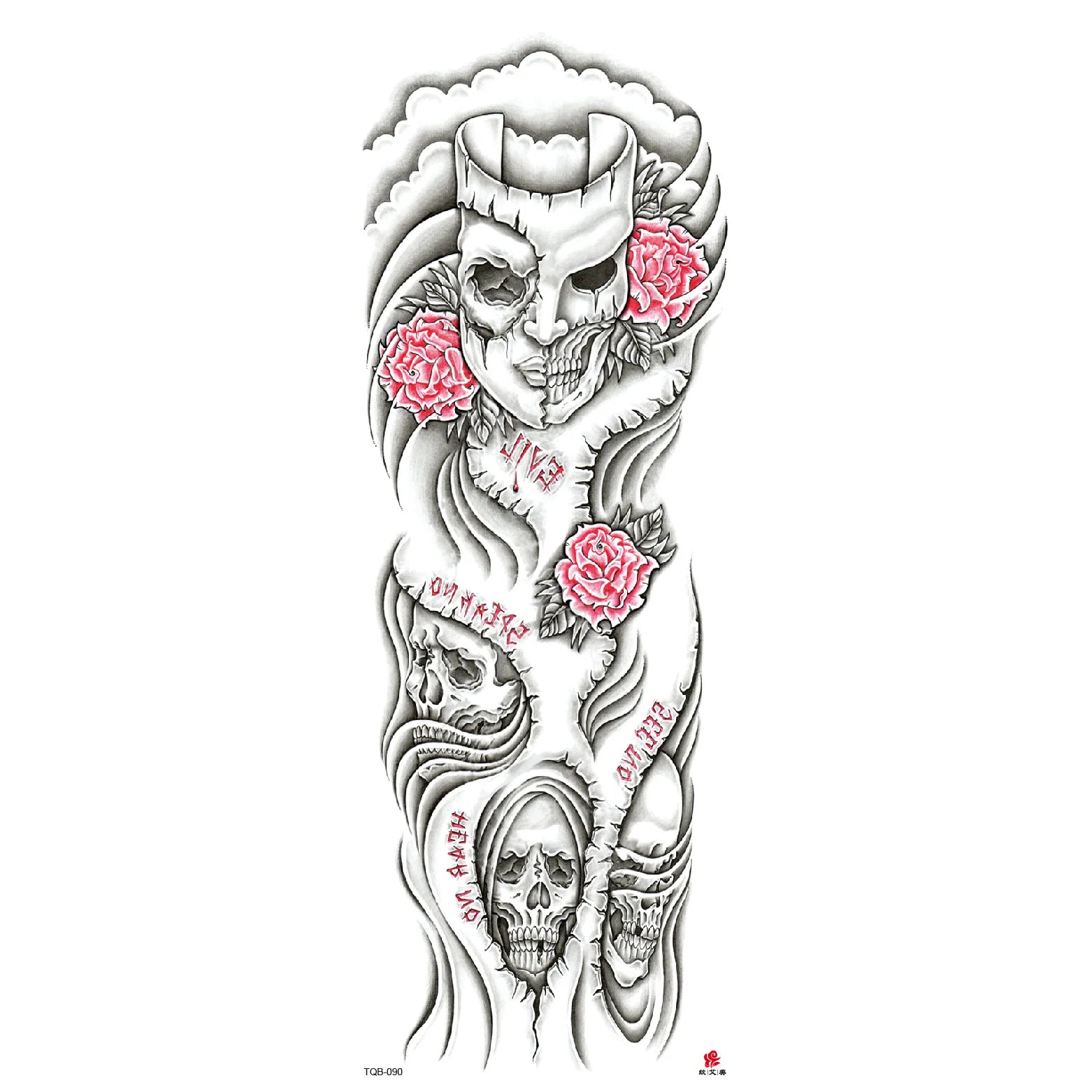 Wholesale& Custom Full Arm Temporary Sleeve Tattoos