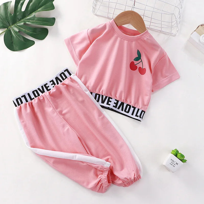 2 Pcs Suit Children Clothes Outfit