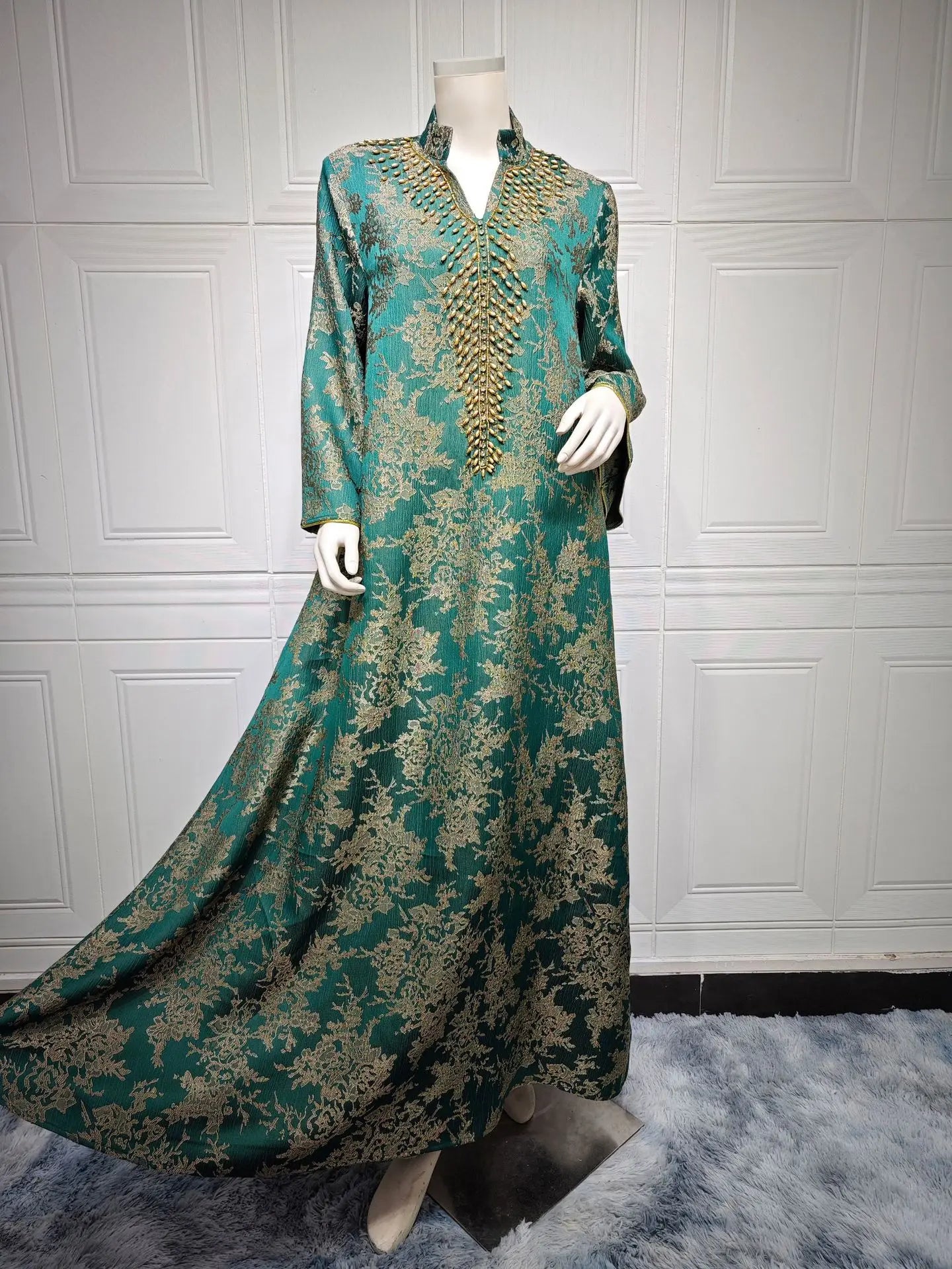 R-369 New Elegant Modest Eid Dress for Wome