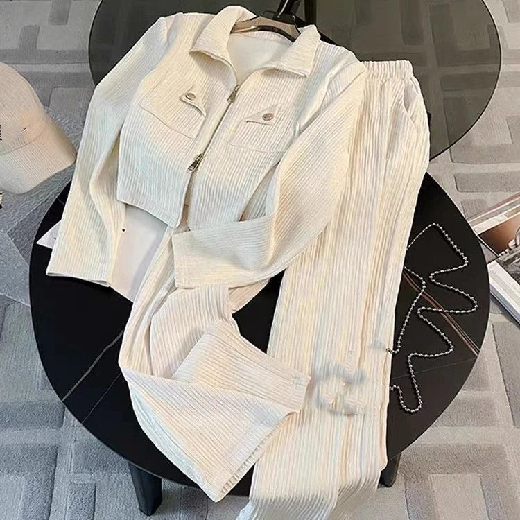 Chiffon Women's Casual Two-Piece Set