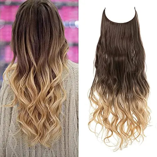 Blonde Wavy Curly Long Malaysian style wigs