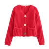 Autumn and Winter Knitted Sweater Jacket