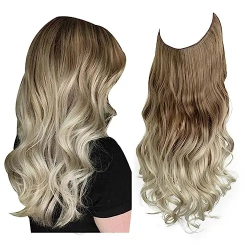 Blonde Wavy Curly Long Malaysian style wigs