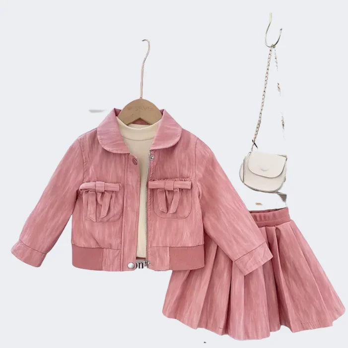 Girls spring and autumn new style set