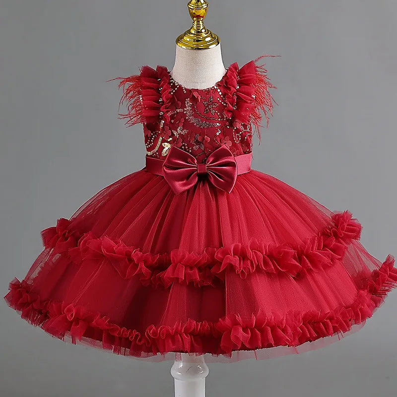 Baby Girl Party Dresses Newborn 1 Years