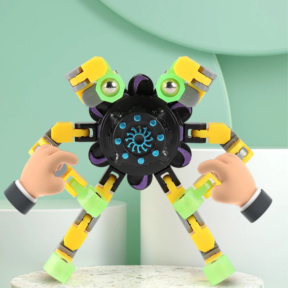 Deformed Fidget Spinner Chain Toys
