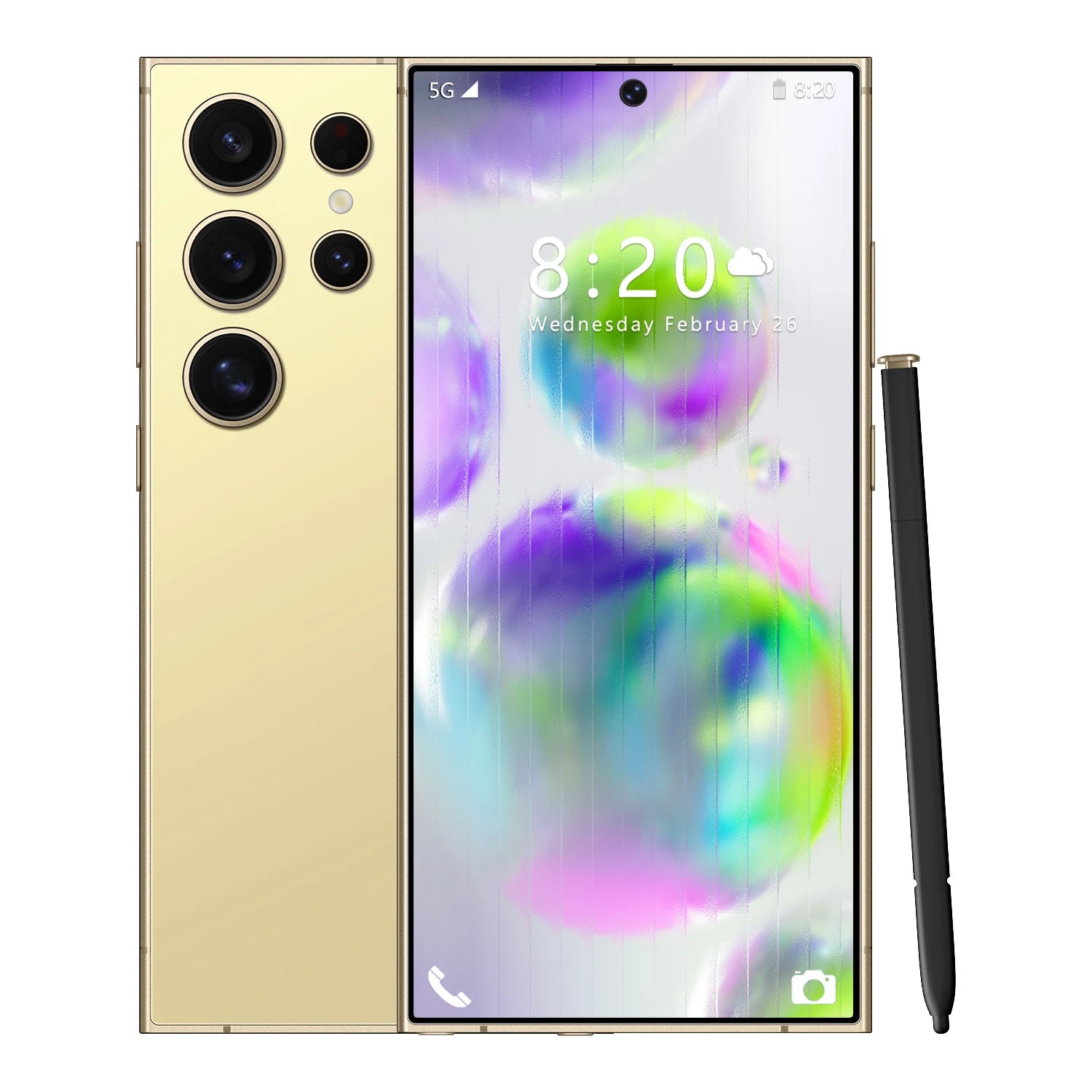 S25 Ultra 5G LTE Smartphone 7.3 Inch HD 120Hz 16GB+1TB