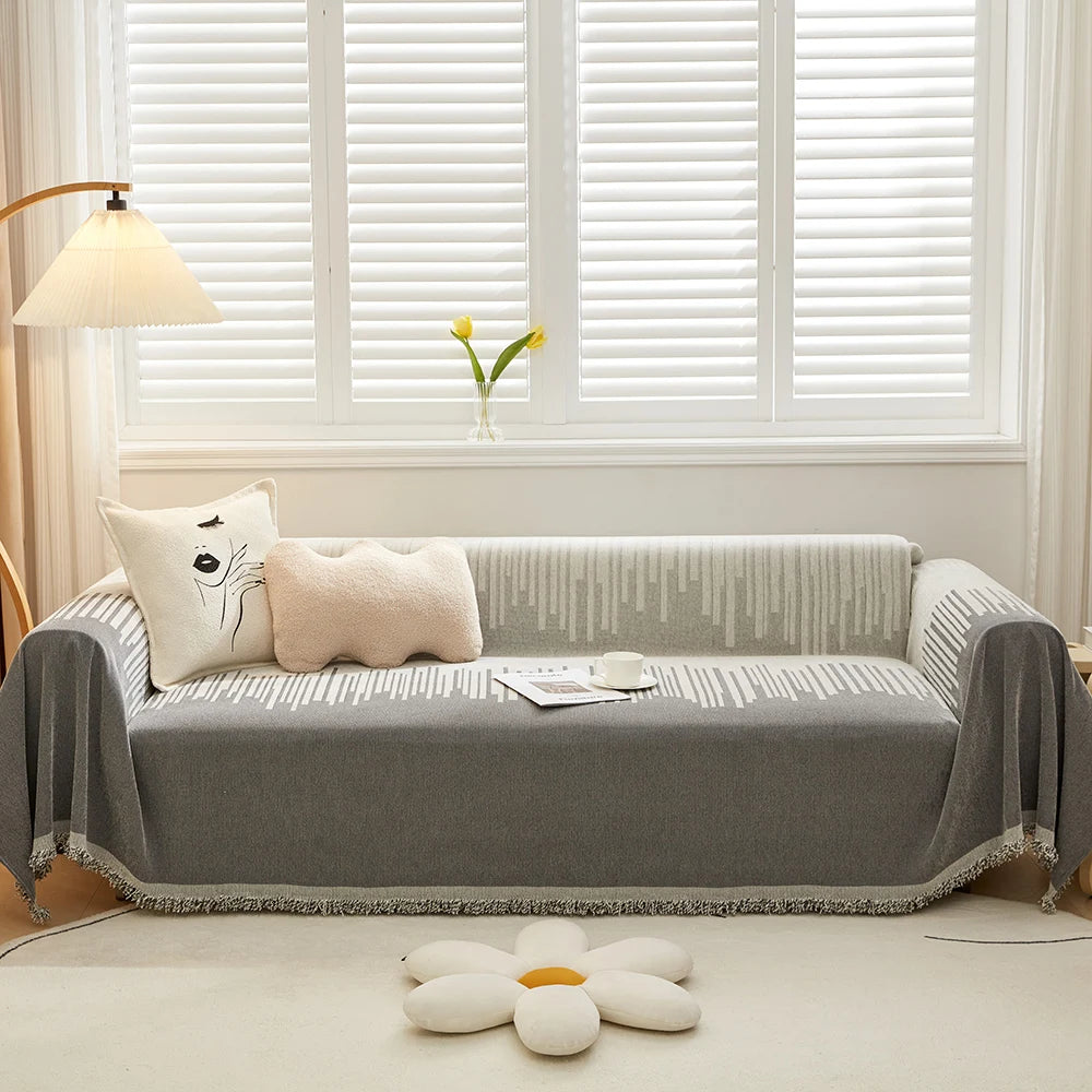Simple Modern Solid Color Sofa Cover