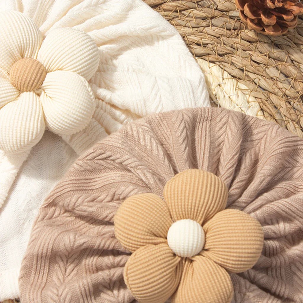 Baby Hat Soft Comfortable Five-Petal Flower Children's Cap