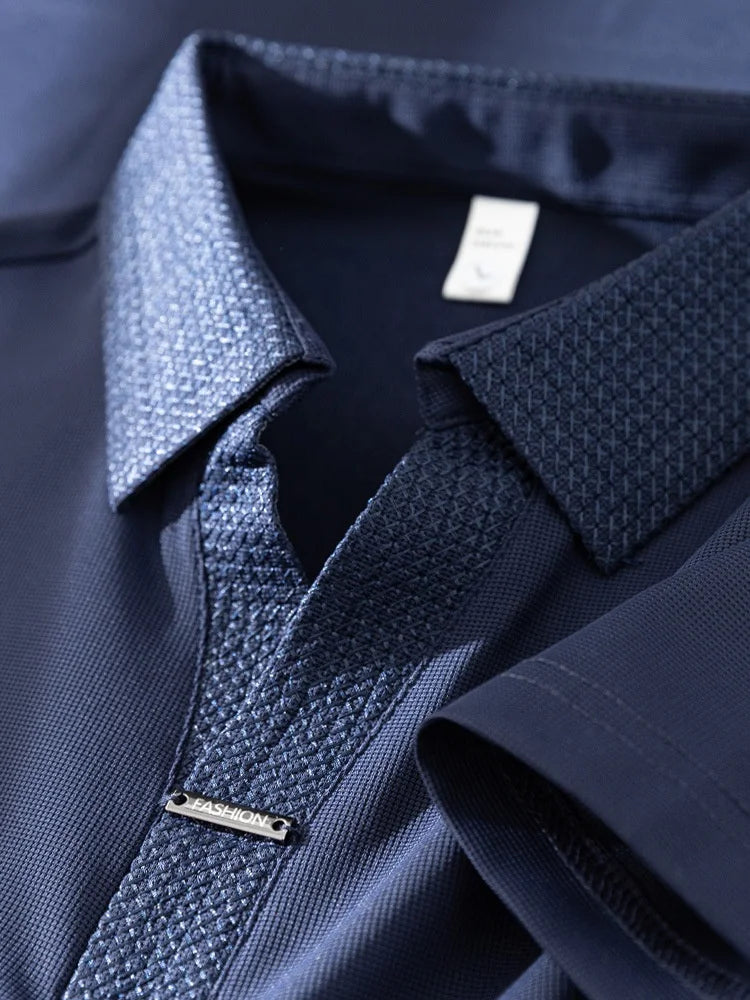 Collar V-neck Shirts for Men's