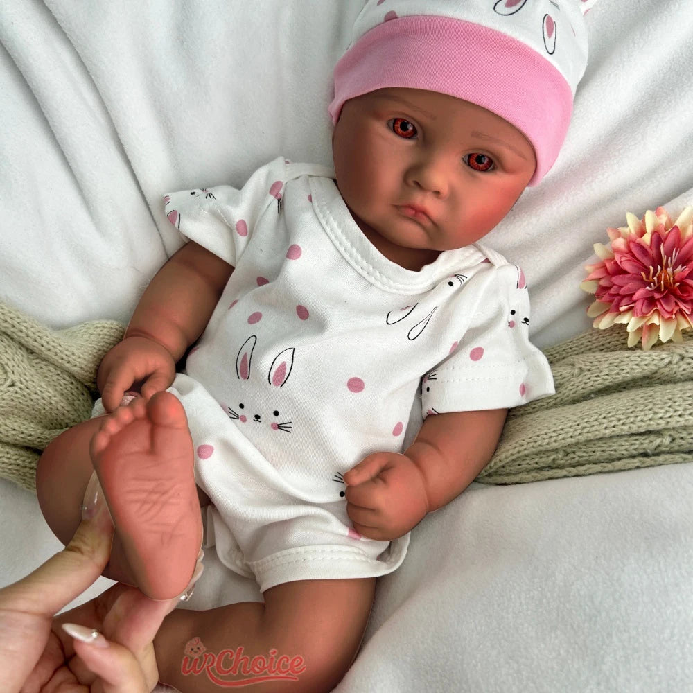 Realistic Full Silicone Body Movie-Grade Open Mouth Reborn Baby