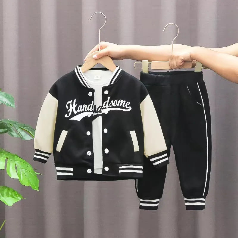 Handsome Print 3-Piece Clothing for Boys