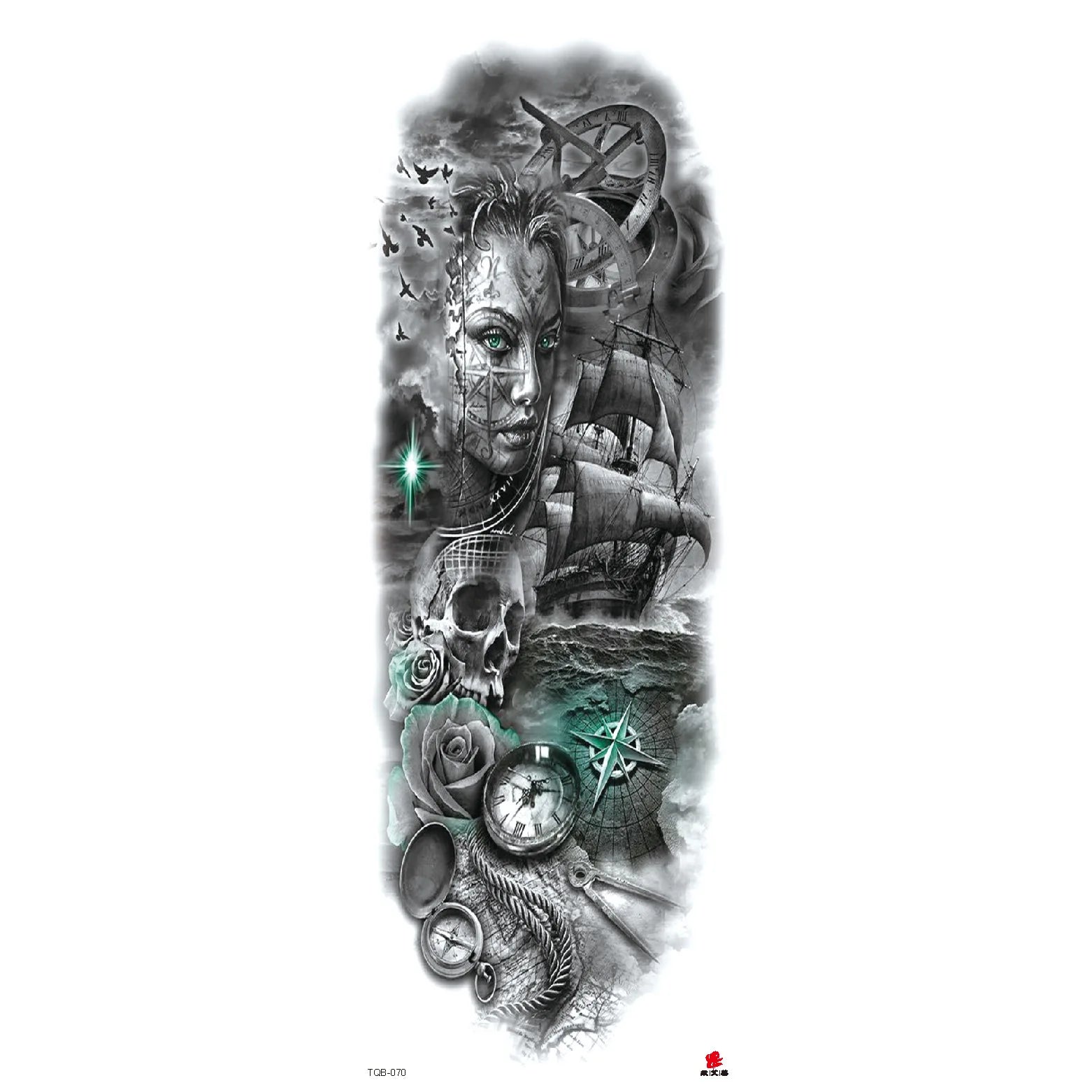 Wholesale& Custom Full Arm Temporary Sleeve Tattoos