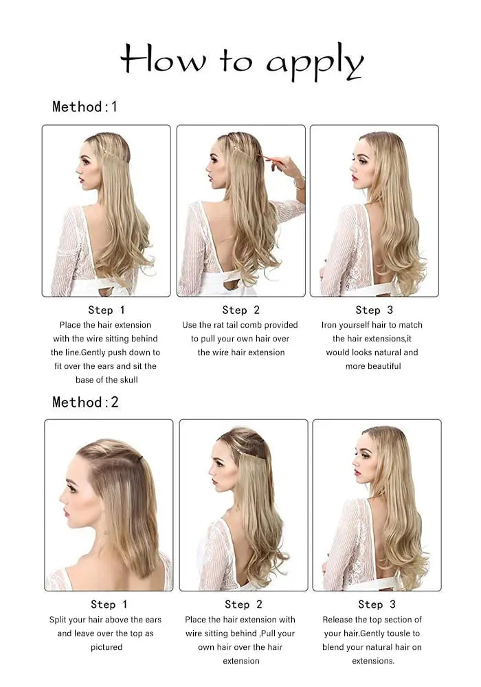 Blonde Wavy Curly Long Malaysian style wigs