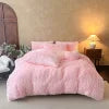 Modern Style Pink colour bedsheets,Comfortable and Warm